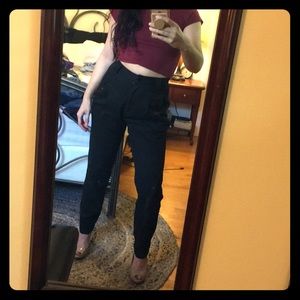 American Apparel high waisted twill pant